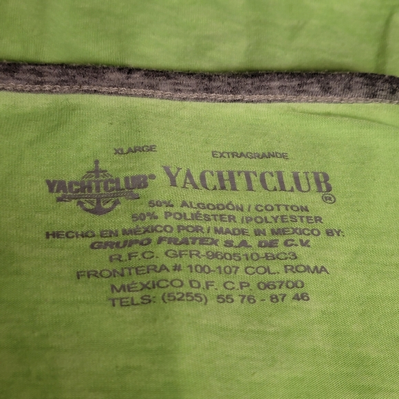 YACHTCLUB Womens Large Teet Yellow/Gray with Sea Turtle Design - Picture 3 of 4